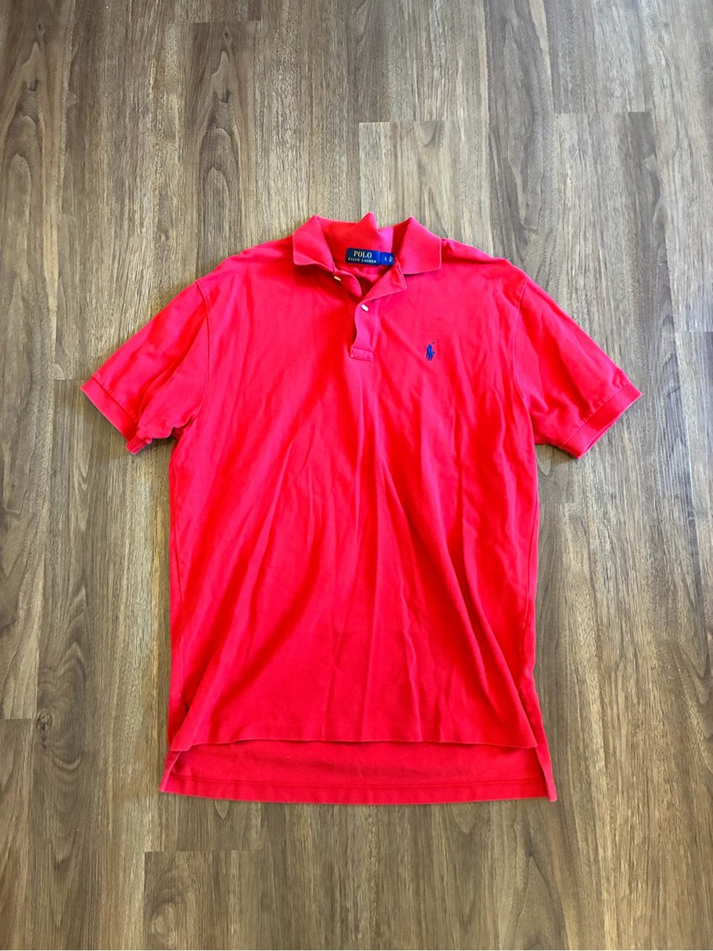 Polo Ralph Lauren Men’s Red Polo Shirt Size Large